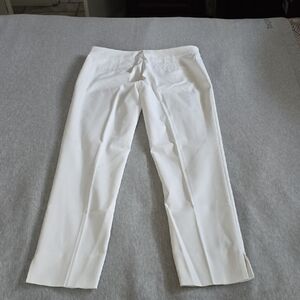Tory Burch White Dress Pants with Straight Leg